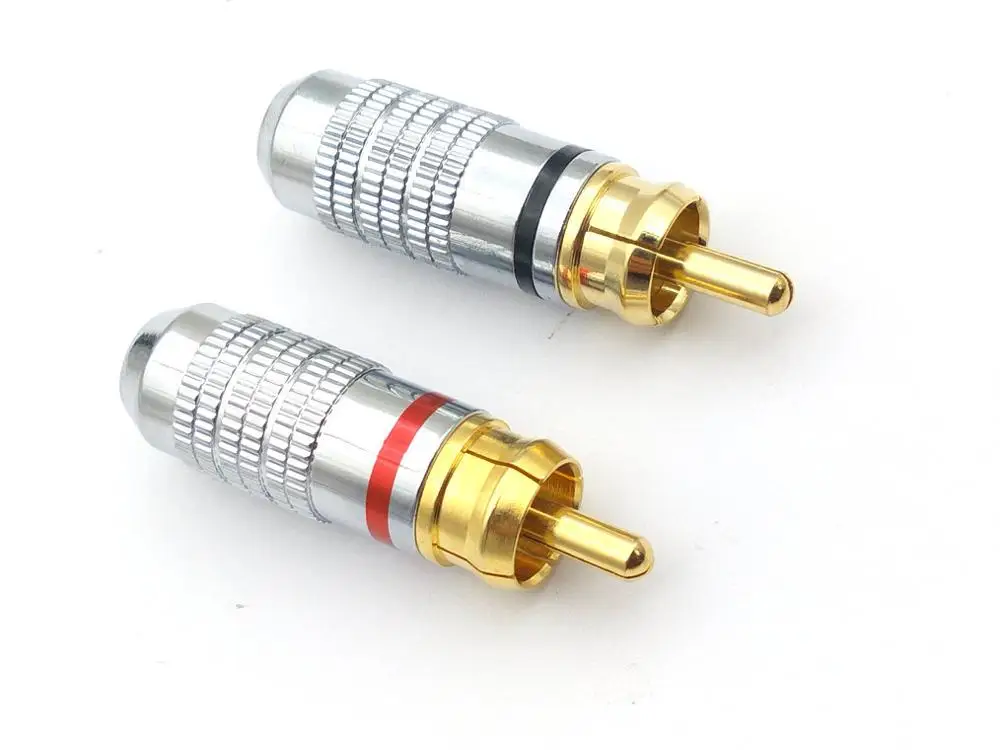 Медные Аудиоразъемы RCA для пайки|connector female|connector 10connector plug |