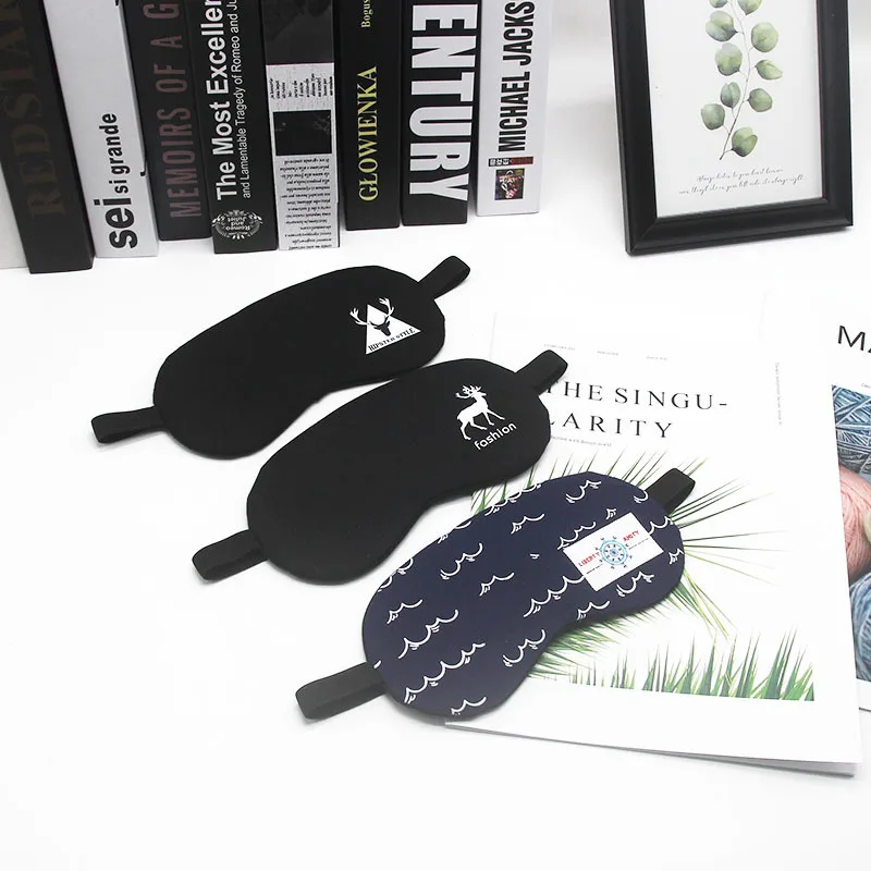 Хлопковая льняная маска для сна мягкий чехол глаз путешествий повязка на