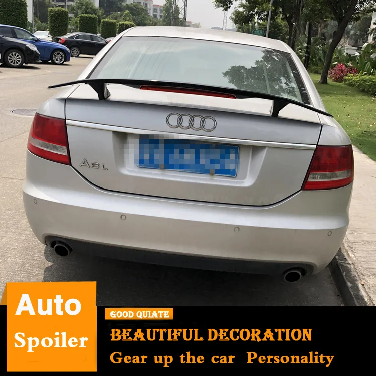 Спойлер для Audi A6 спортивный спойлер из АБС-материала заднего крыла автомобиля