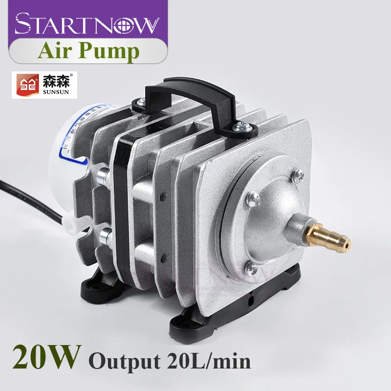 Электрический магнитный воздушный насос SUNSUN ACO 001 20 Вт л/мин с обратным клапаном