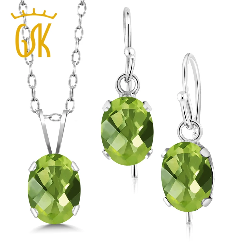 GemStoneKing 2 55 Ct овальная шахматная доска натуральный зеленый ювелирные изделия из