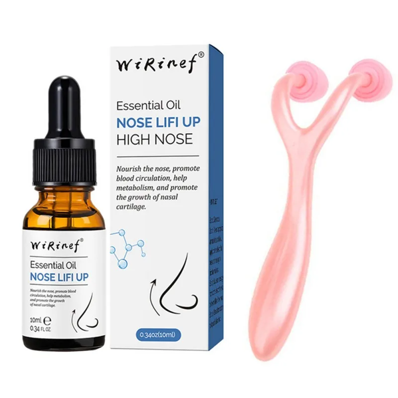 

Nose Lift up Oil with Nose up Clip for Wide Noses Easy to Use Nose Lifting Nose Up Heighten Rhinoplasty Nose Massage Essence Oil