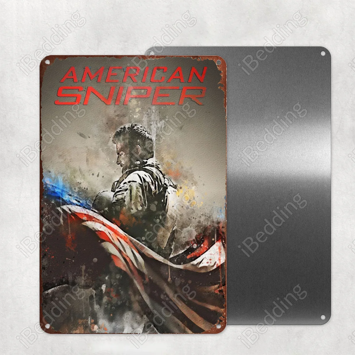 

Американский Снайпер 20x3 0 см винтажные металлические знаки под заказ номерные знаки Ретро табличка железная Живопись Домашний Декор