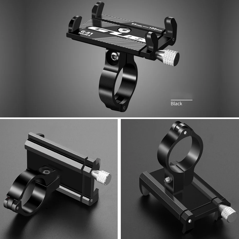 bicycle aluminum alloy bike mobile phone holder universal motorcycle handlebar mount mtb mountain bike bracket cell phone stand free global shipping