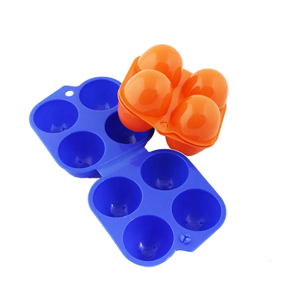 Контейнер для яиц с 4 ячейками кухонный портативный бокс хранения походов и