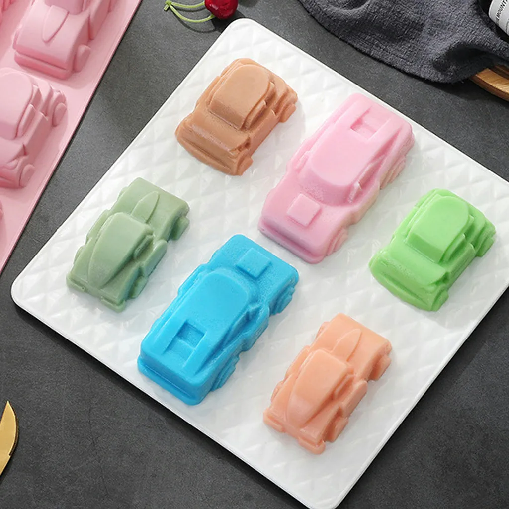 Автомобильная форма силиконовая для мыла 3D формы шоколада выпечки на день