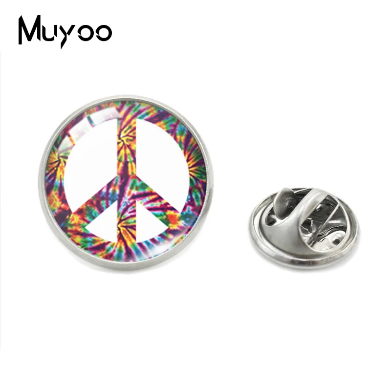 Булавки для одежды в стиле хиппи стеклянные с кабошоном | Украшения и аксессуары