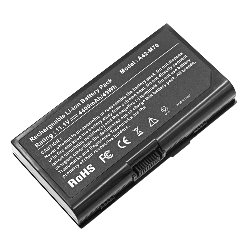 ApexWay 4400 мАч батарея для ASUS A32-F70 A32-M70 L0690LC L082036 F70 F70S F70SL G71 G71G G71GX G71V G71VG G72 G72G G72GX G72V |
