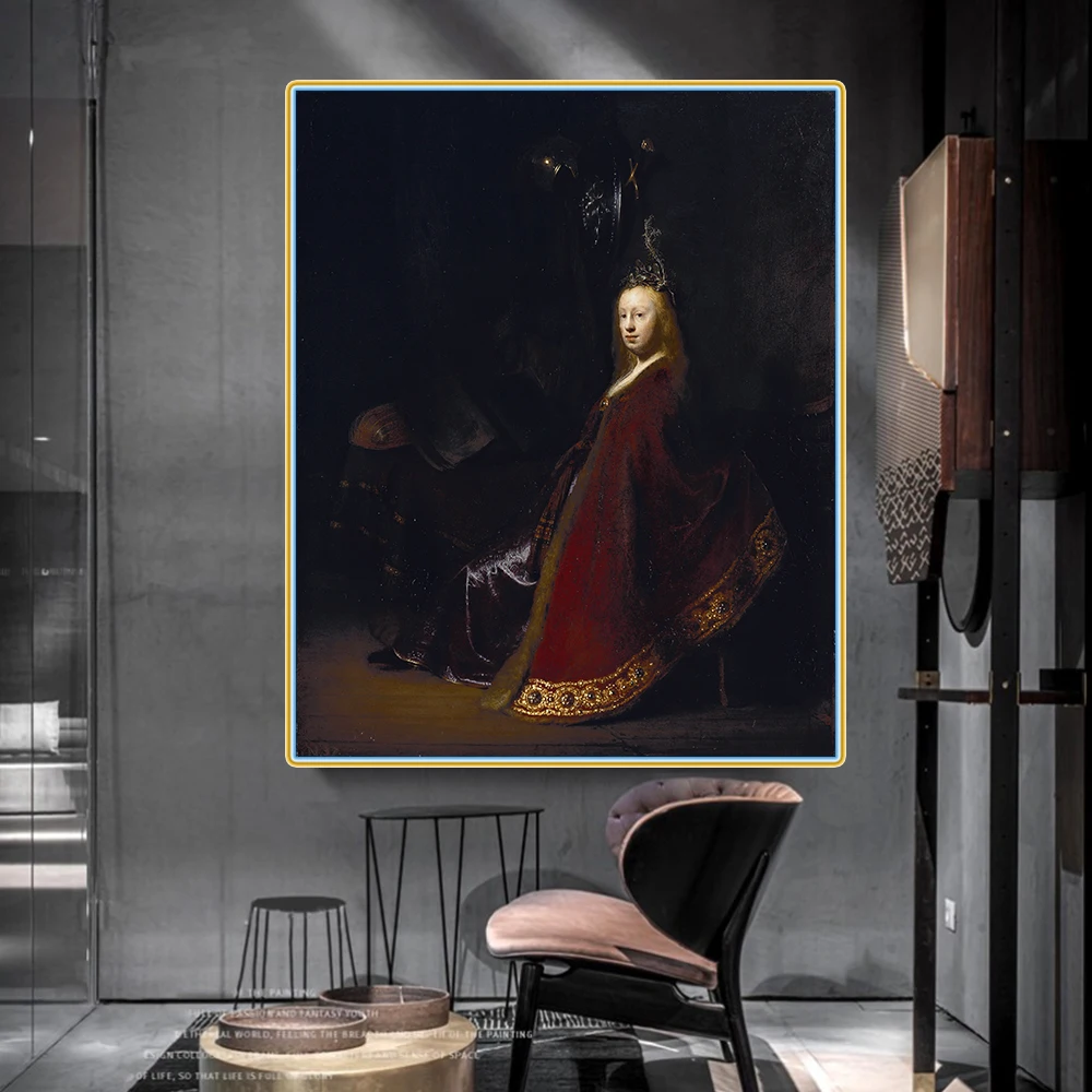 Рисунок на холсте Рембрандт|Рисование и каллиграфия| |