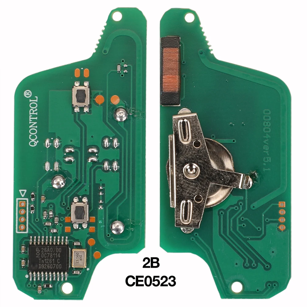 Kutery 2/3 кнопки ASK/FSK дистанционный ключ печатная плата для Peugeot 207 408 307 308 Citroen C2 C3 C4