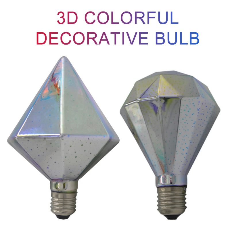 3D светодиодный светильник Эдисона лампа винтажное украшение E27 110В 220В