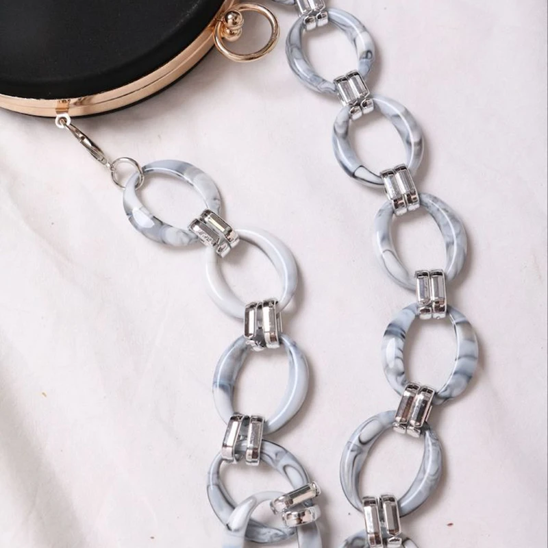 Ремешок из акрилового сплава дизайнерский Браслет На Плечо 60-120 см цепочка