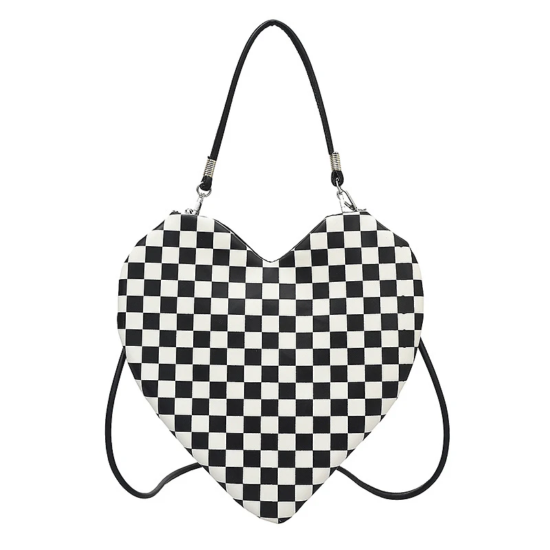 

Lattice Love Design PU Leather Shoulder Underarm Bags for Women 2021 Simple Travel Brand Handbags and Purse Female Crossbody Bag