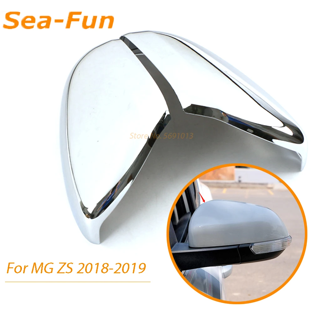 

For MG Zs Suv 2018 2019 Side Rearview Mirror Case Trim Cover Decoration Frame Car Exterior Accessories