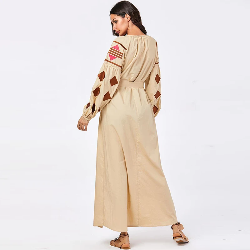 Новое мусульманское платье Дубай Мода размера плюс женское исламское