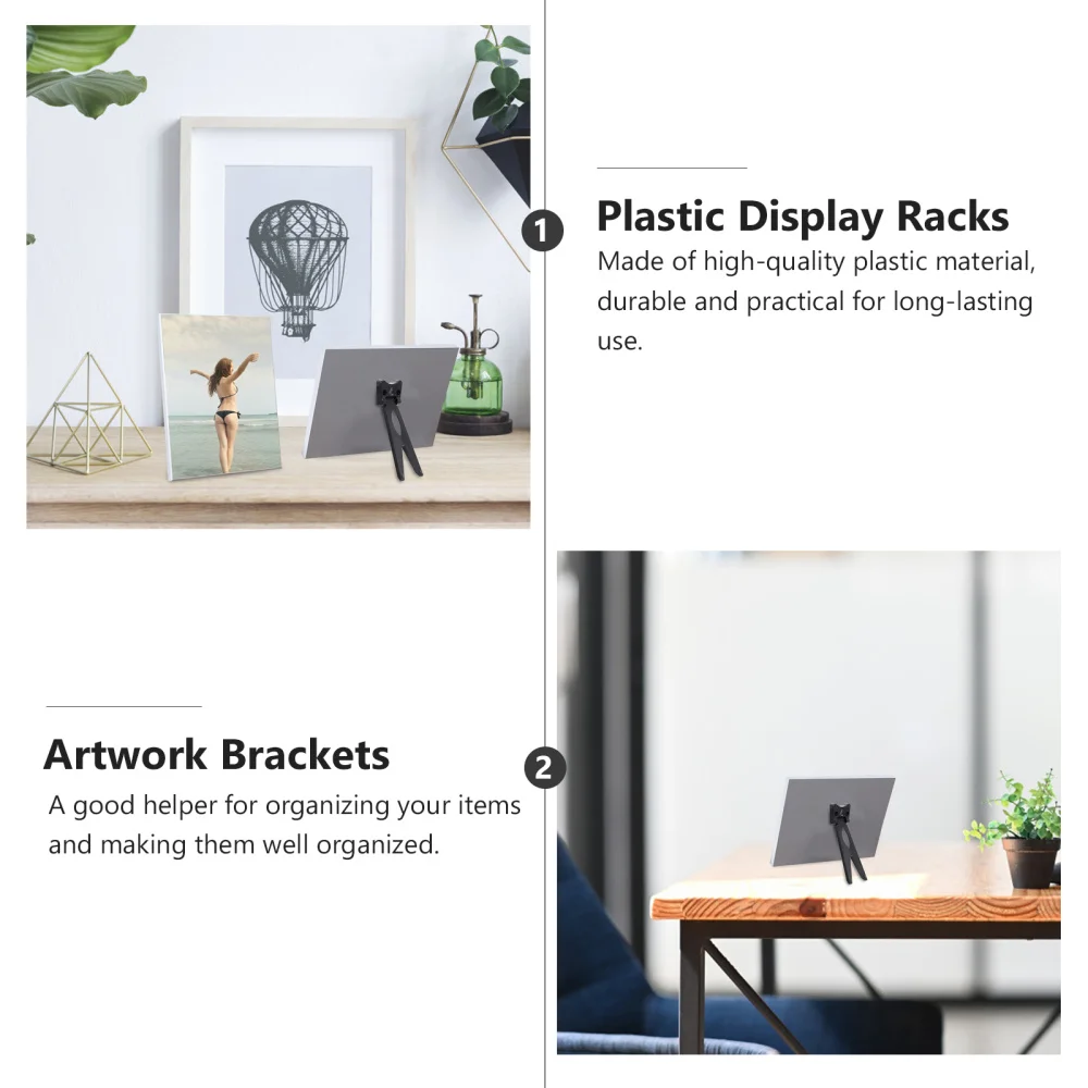 

50pcs Display Racks Desktop Display Racks Artwork Photo Frame Brackets