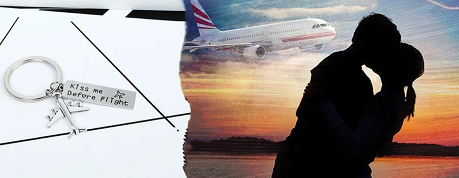 Drive Safe Fly Safe брелок для ключей самолет брелок для пары для мужчин подарок для бойфренда пилот полёт авиадиспетчерский контроллер брелок дропшиппинг