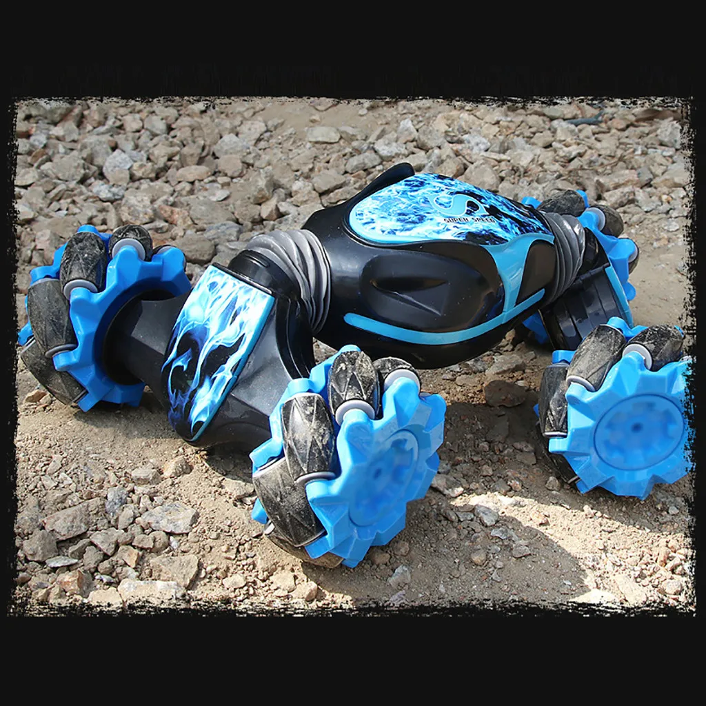 Трюковый Радиоуправляемый автомобиль масштаб двусторонний 2 4 ГГц один ключ