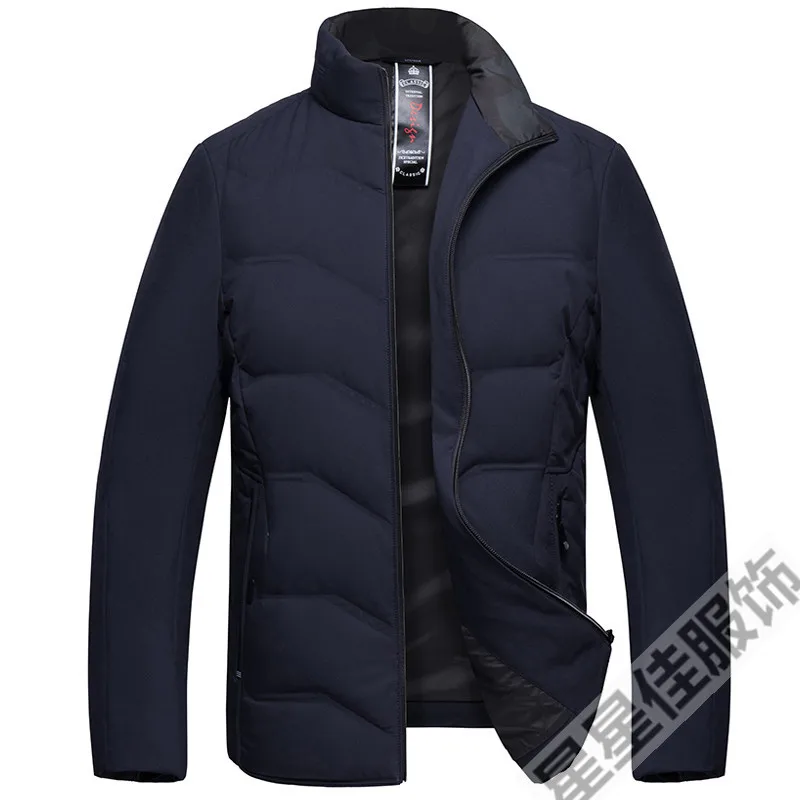 

men 10XL 8XL 90% Duck Content thin ultra light Down jacket long sleeve solid Winter coats pocket