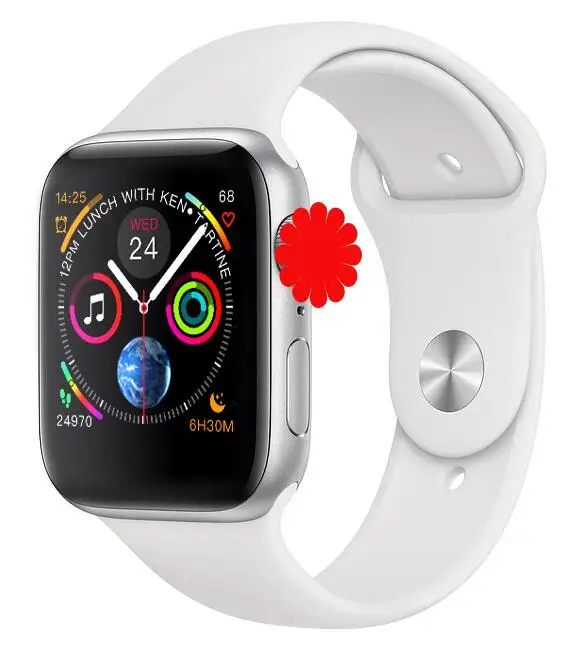IWO 8 PLUS 44 мм часы 4 сердечного ритма чехол для смарт часов для apple iPhone Android телефон huawei xiaomi sony