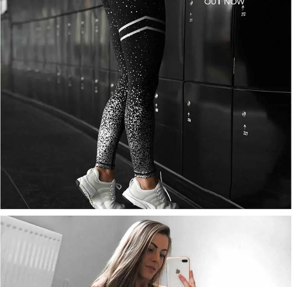 BEFORW новые модные женские леггинсы с золотым принтом прозрачные леггинсы для фитнеса брюки для фитнеса женские брюки