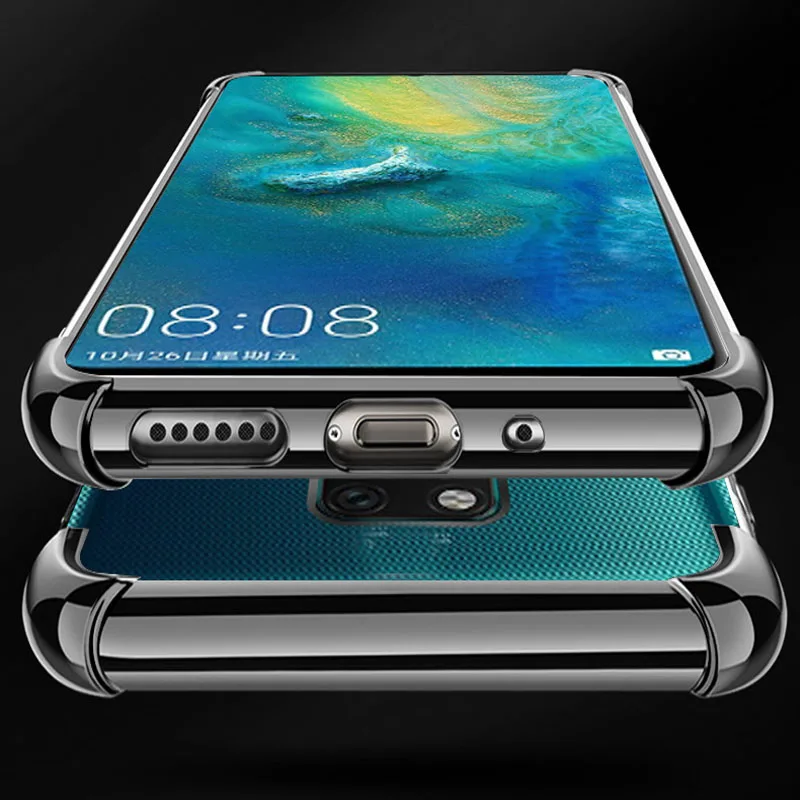 Синий цвет для huawei mate 20X5G Чехол подушки безопасности буфера полная защита чехол для huawei mate 20 X TPU задняя крышка mate 20x
