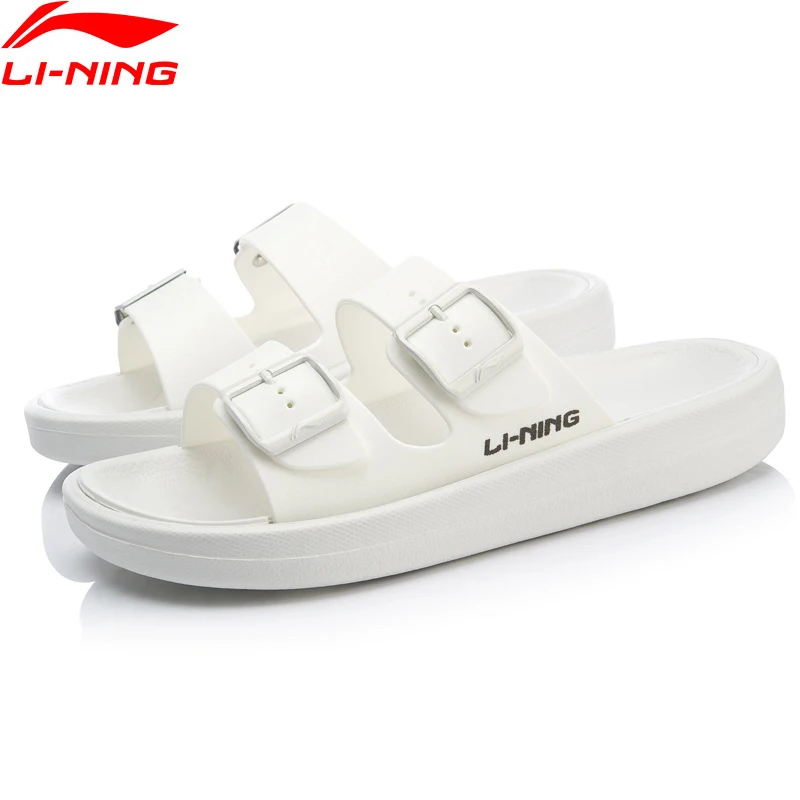 (Код Break) Li Ning женские стильные сандалии легкие тапочки однотонная спортивная