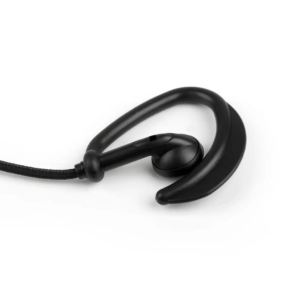 Artudatech 5 шт. 2 мм нейлоновая гарнитура с ушным крючком PTT Mic для Motorola T6200 T6220 T280