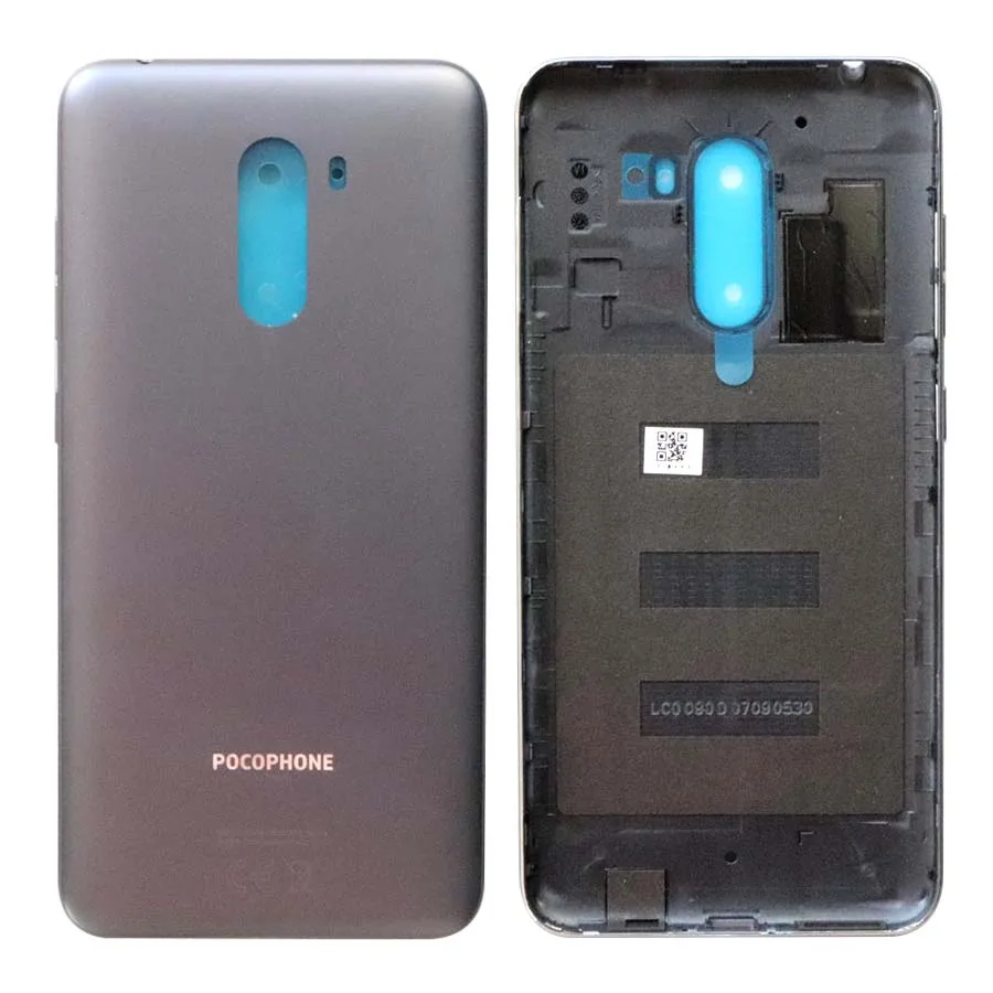 Для Xiaomi PocoPhone F1 крышка батареи задняя крышка Корпус задняя дверь чехол+ рамка для камеры для Xiaomi Pocophone F1 замена крышки батареи