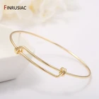 2020 Новый Лидер продаж простой модный золотистый регулируемый браслет для женщин diy браслет ювелирные изделия аксессуары