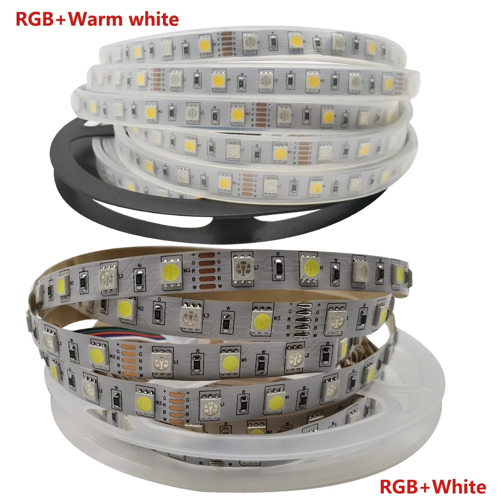 СВЕТОДИОДНАЯ лента SMD 5050 5 м 300 светодиодов RGB RGBW CCT 12 В 24 Неоновая Гибкая
