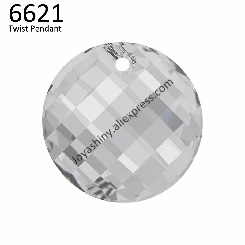 (1 шт.) 100% оригинальные кристаллы swarovski 6621 витая подвеска изготовленная в