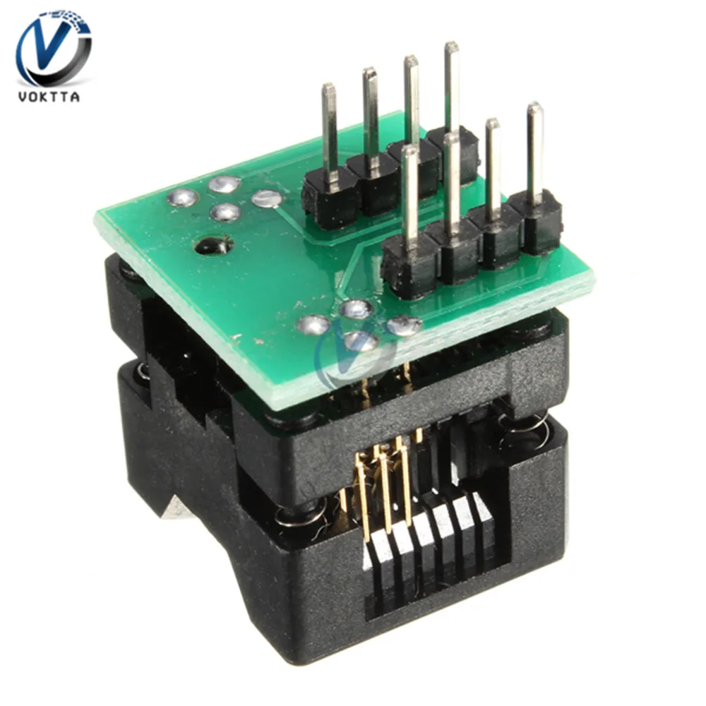 SOP8 DIP8 поверните SOIC8 в IC адаптер для программирования розетки цвет зеленый 150