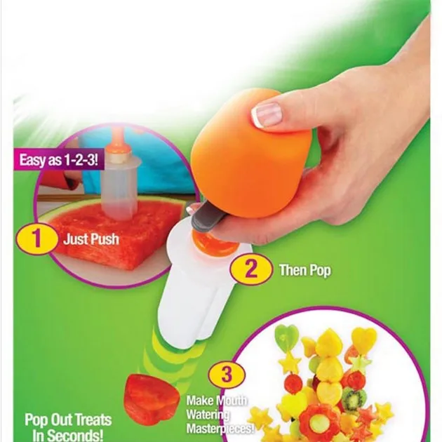 

1 set Fruit Salad Carving Vegetable Fruit Arrangement Smoothie Cake Tool Kitchen Dining Bar Cooking Accessories Supplies Product