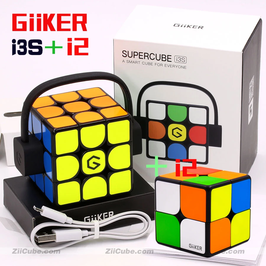 Супер-Профессиональный скоростной Магнитный куб Giiker Super Cube i3s 3x3x3 i2 Bluetooth APP 2x2x2 i 2
