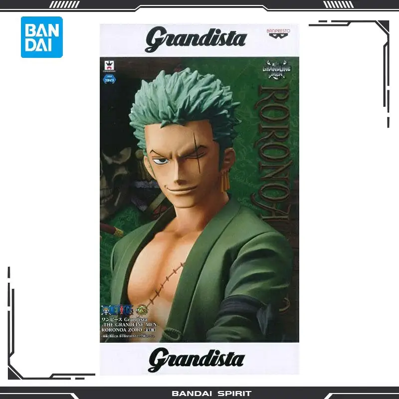 

Original BANDAI ONE PIECE ROS Roronoa Zoro Anime Figure PVC Toys Decoration Collection figure For Friends Gifts Model Dolls 28cm