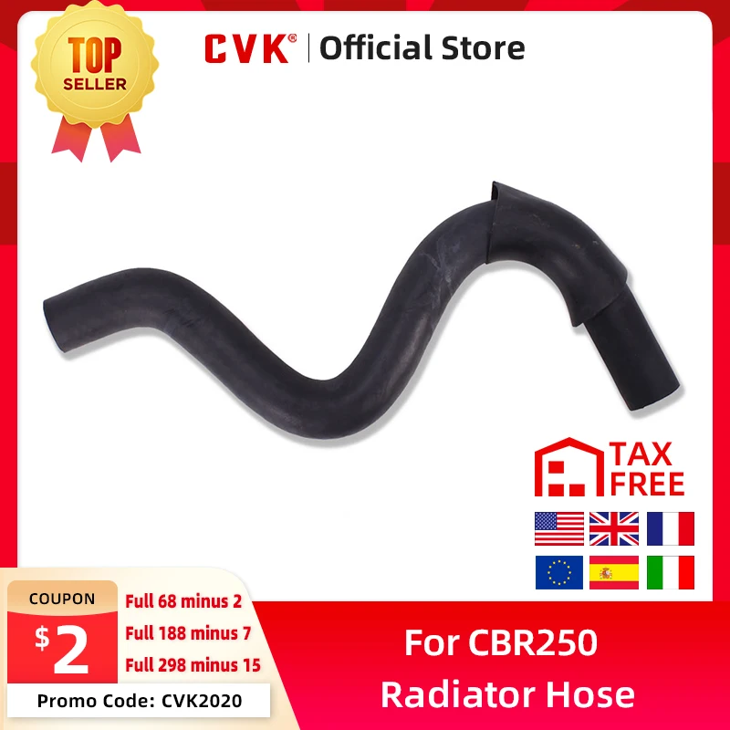 CVK Water Hose Pipe For Radiator Cooler Water Cooling System Water Tank pump Honda CBR250 MC14 MC17 MC19 MC22 CBR250RR