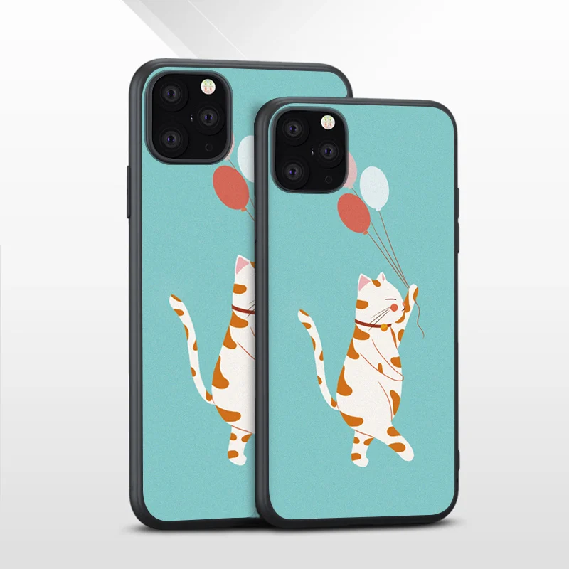 2019 крутой мультяшный чехол с тигром для iPhone 11 мягкий из ТПУ поддержкой