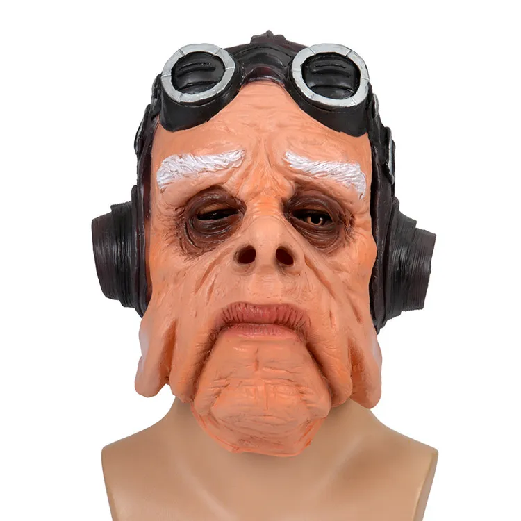 Звездные войны мандалорианская маска Ugnaught латексная для лица Хэллоуин опорный