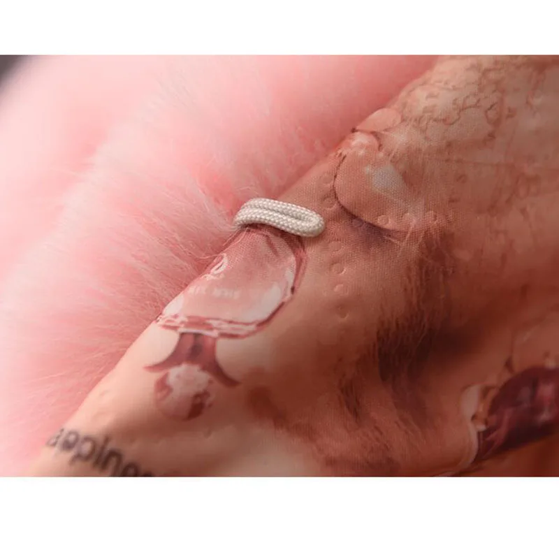 Детское пальто из искусственного меха новинка 2019 теплое мягкое плотное с