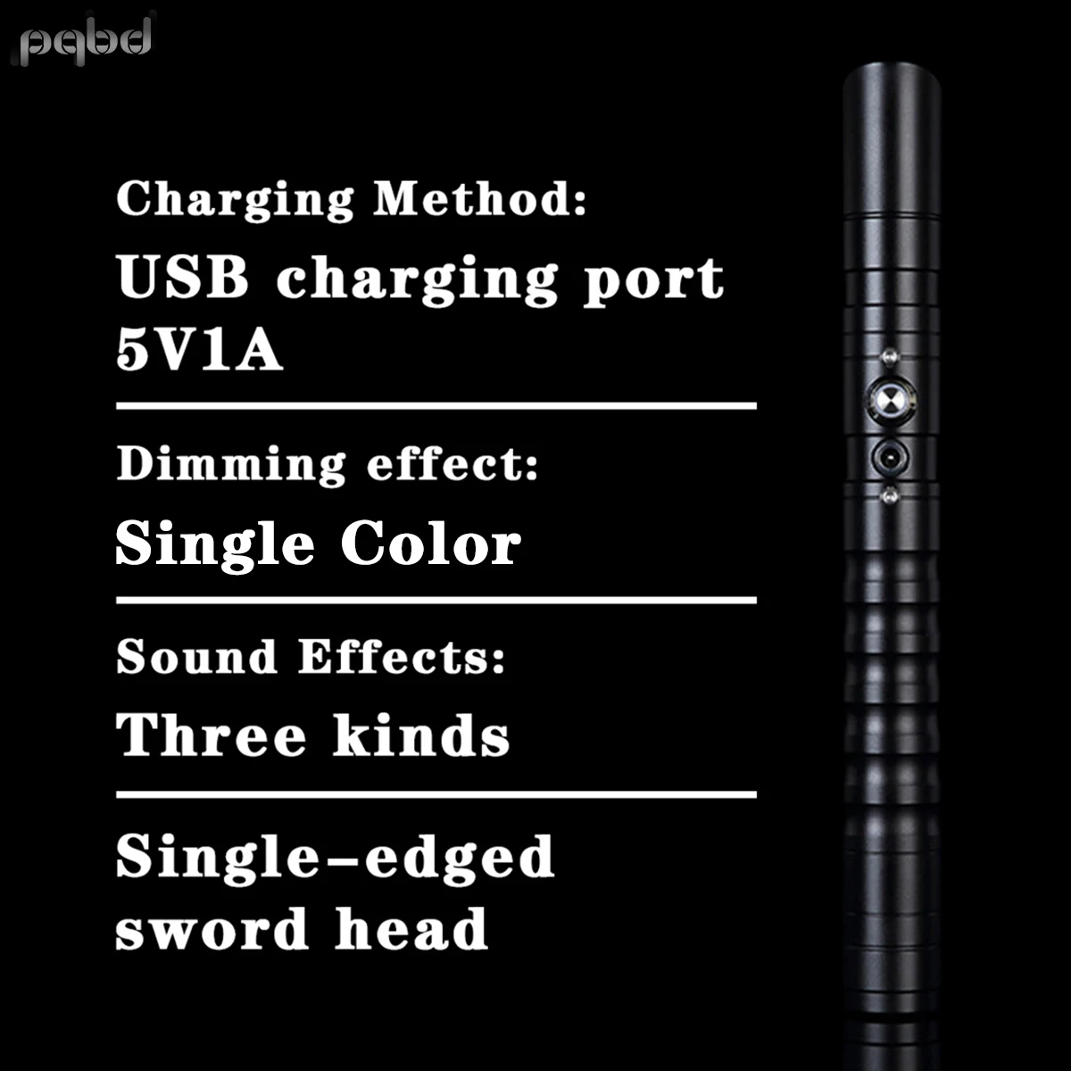 

pqbd Lightsaber Metal Handle Three Sets Sounds Detachable Blade Saber Laser Sword Flashlight Children Cosplay Birthday Gifts