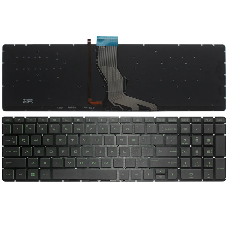 Клавиатура для ноутбука HP Pavilion 15 ab ak ab000 ab100 ab200 15z 15AK 15ab без рамки с подсветкой|keyboard
