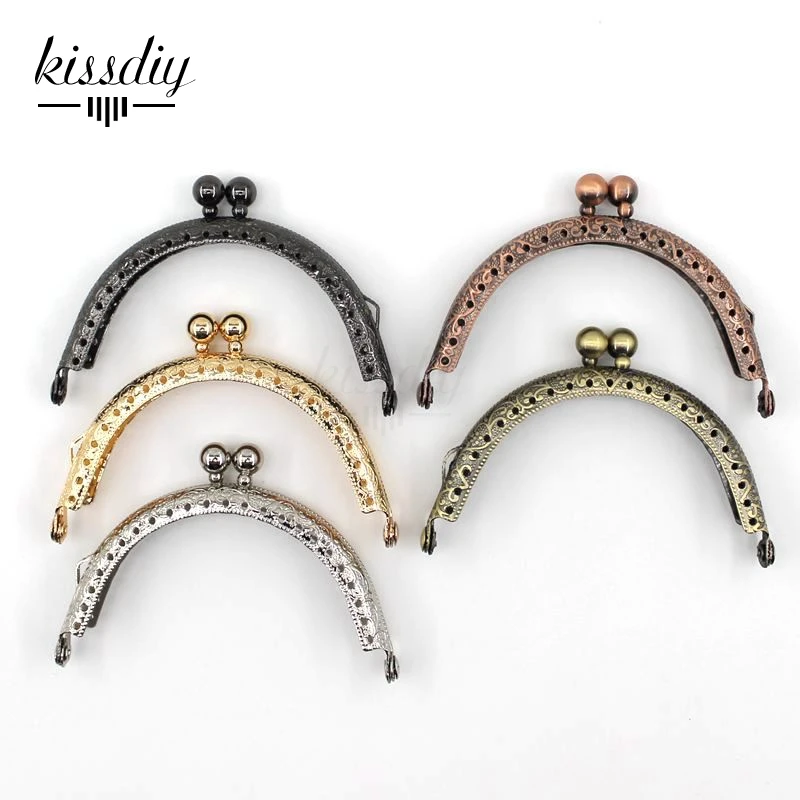 KISSDIY 30 шт. оптовая продажа 8 5 см металлическая рамка кошелек с двумя шариками