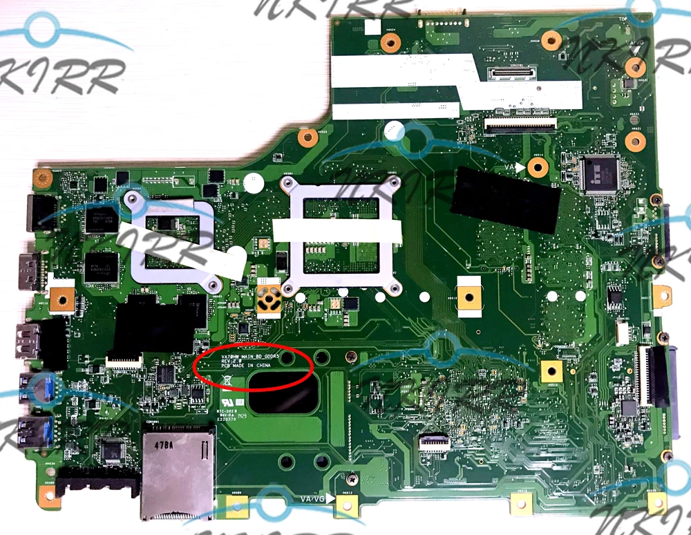 VA70HW MAIN_BD_GDDR5 REV: 2,0 GTX850M DDR5 NBMMB11001 материнская плата для acer Aspire E1-772 V3-772 V3-772G