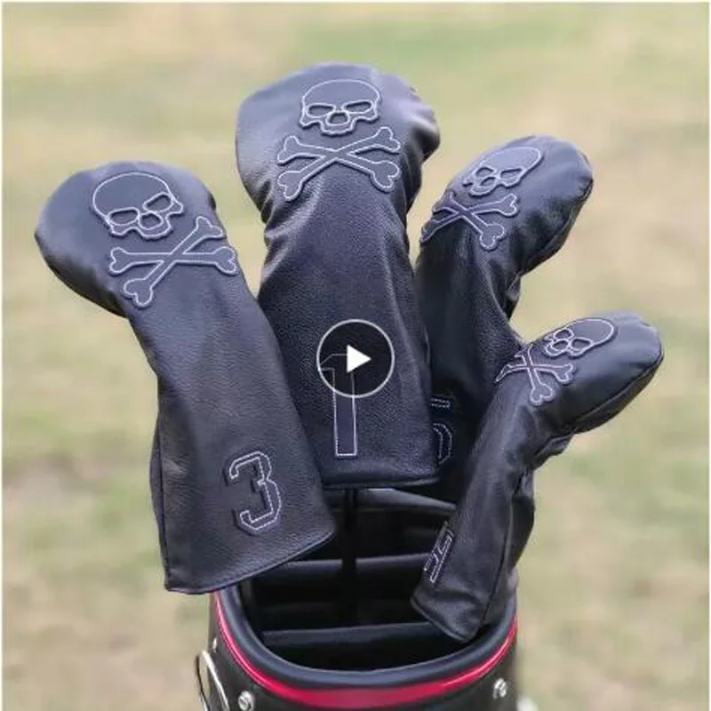 

2022 Golf club head cover club fairway putter head PU leather neutral club head sporting goods cover golf putter