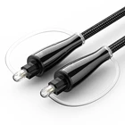 Высококачественный цифровой оптический адаптер SPDIF AV108 Toslink, волоконно-оптический аудиокабель для ТВ Blueray PS3 XBOX DVD CD Mini Disc AV