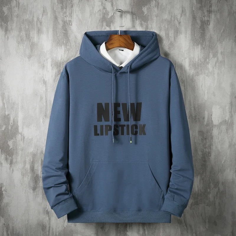 

Fashion Men Casual Hoodie Spring Autumn Plus Size 8XL Sweatshirt Male Solid Color Pullover Hoodies Unisex Casual Hoodie Top Male