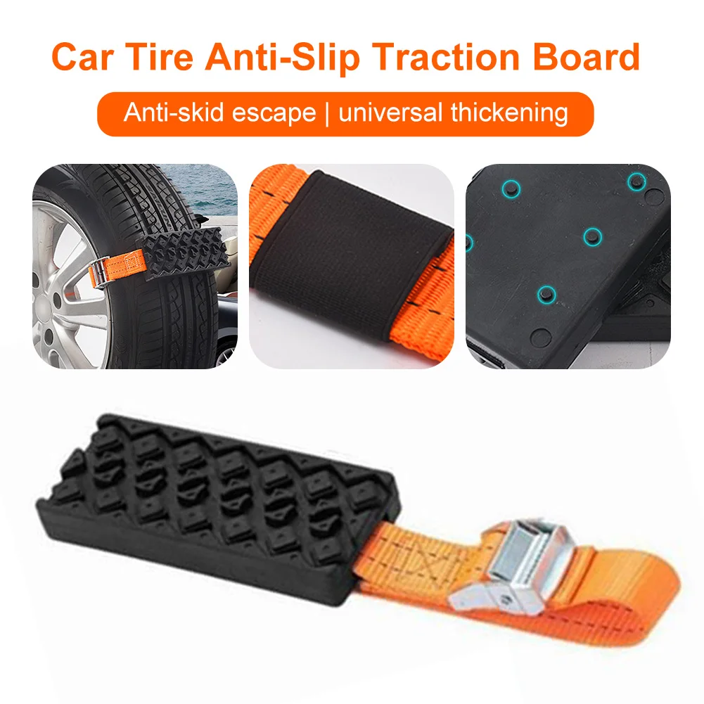 

Car Tire Chain Anti-Slip Traction Board Car Tire Snow AntiSkid Chains Snow Mud Sand Tire Chain Straps for Car Truck SUV Offroad