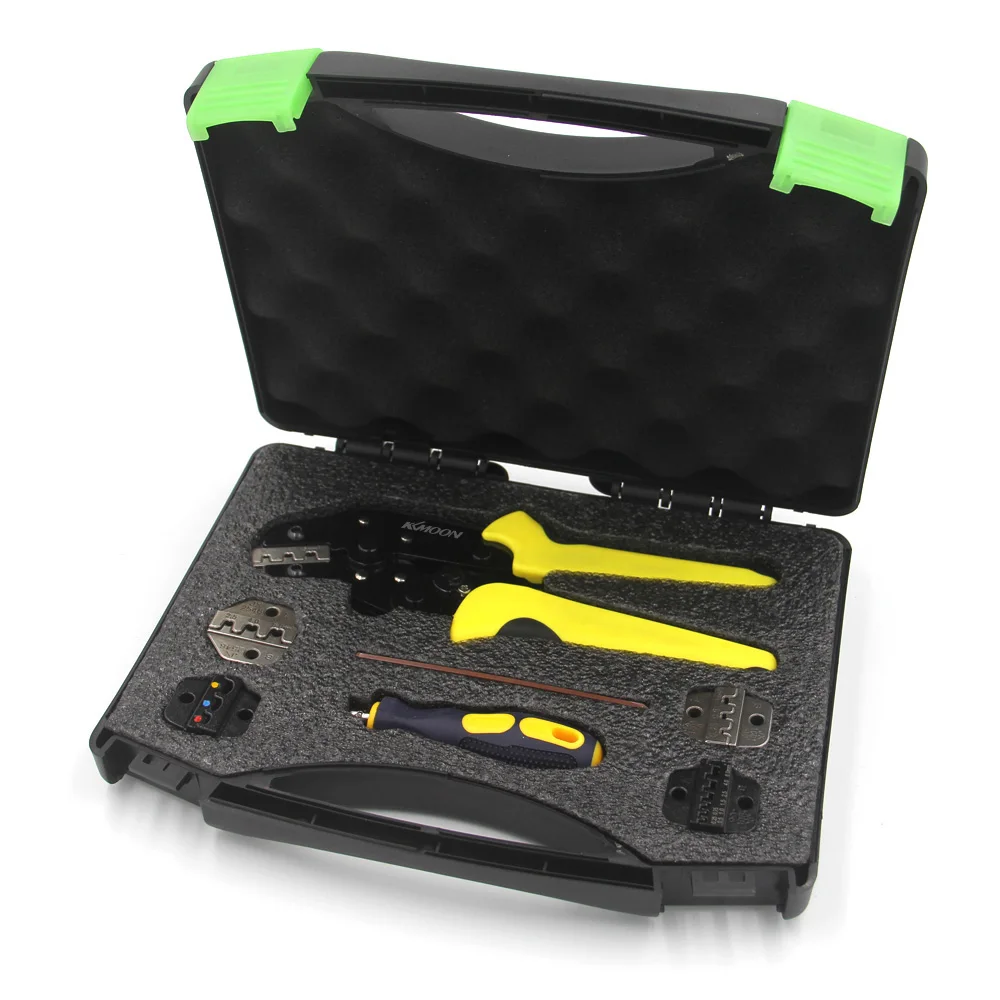 KKmoon Wire Crimpers Engineering Ratcheting Terminal Crimping Pliers Strippers Kit Bootlace Ferrule Crimper Tool | Инструменты