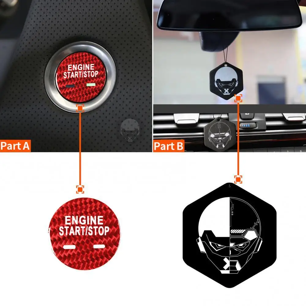 

80% HOT SALES!! Start Stop Engine Push Button Switch Sticker for Cadillac XTS CT6 XT5 SRX CTS